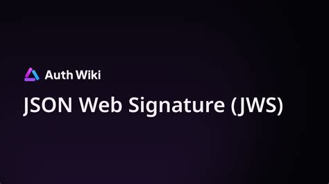 jwotp|What is the difference between JSON Web Signature (JWS) and .